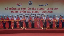 Chính thức thông xe cao tốc Bắc Giang - Lạng Sơn