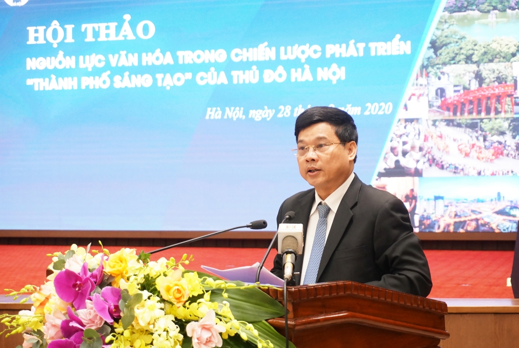 Phó Chủ tịch UBND TP Ngô Văn Quý phát biểu kết luận hội thảo