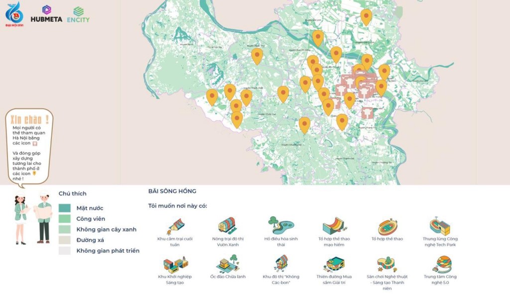 Thỏa sức sáng tạo, xây thành phố tương lai với Hanoi2045.vn