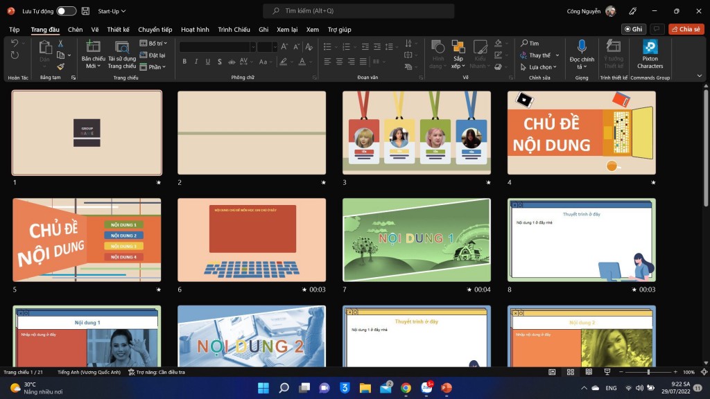 Thành Công tự học, tự làm những mẫu PowerPoint