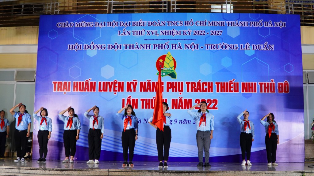 Khai mạc Trại huấn luyện kĩ năng phụ trách thiếu nhi Thủ đô năm 2022