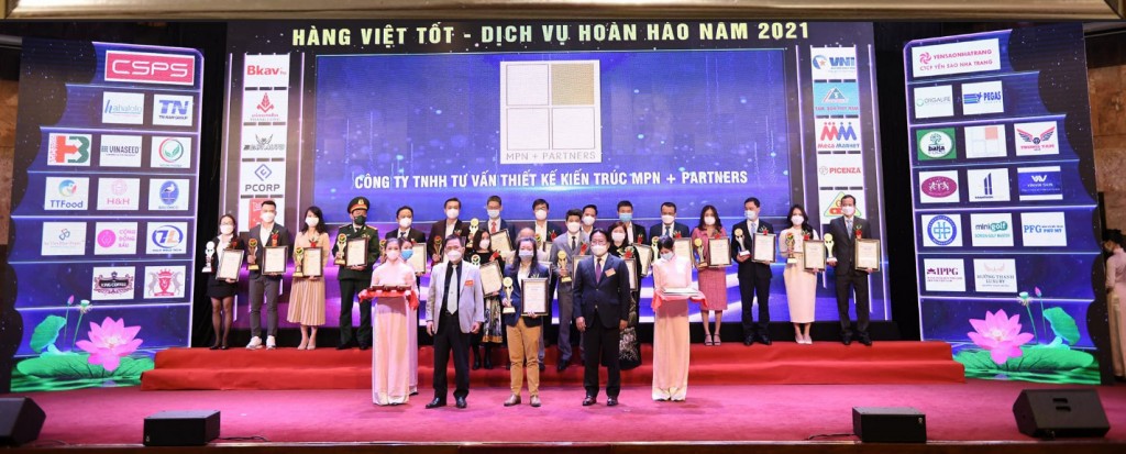 Công tyMPN + Partnersvinh dự nhận danh hiệu top 10 thương hiệu nổi tiếng hàng đầu Việt Nam 2021