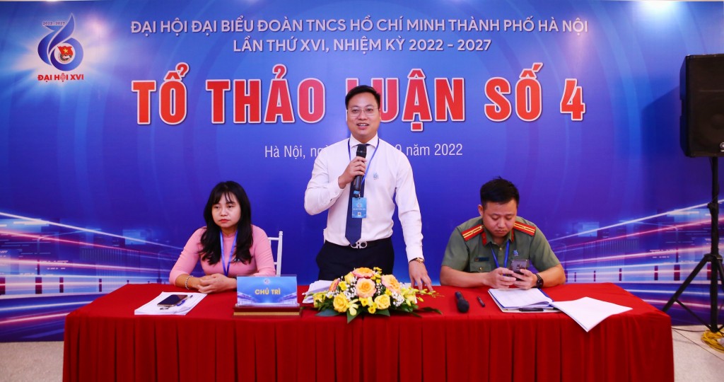 Đồng chí Trần Quang Hưng, UVBCH Trung ương Đoàn, Phó Bí thư Thành Đoàn, Chủ tịch Hội Sinh viên thành phố Hà Nội