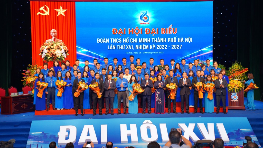BCH Đoàn TNCS Hồ Chí Minh thành phố Hà Nội khóa XVI, nhiệm kỳ 2022 - 2027 chính thức ra mắt