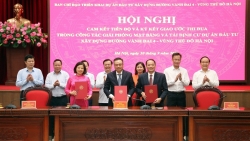 Hà Nội, Bắc Ninh và Hưng Yên ký giao ước thi đua thực hiện Dự án đường Vành đai 4 - Vùng Thủ đô
