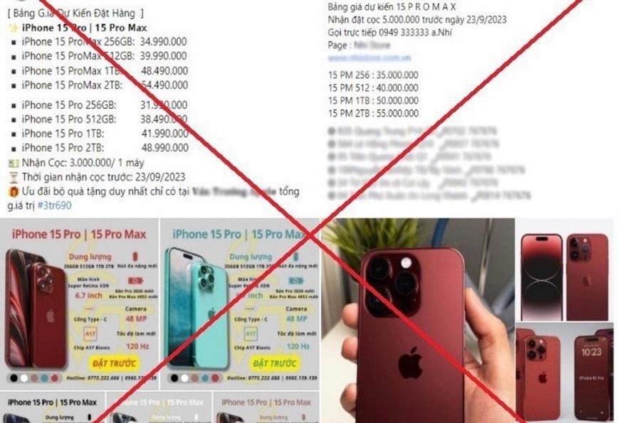 Công an Hà Nội cảnh báo người dân khi đặt cọc mua iphone 15