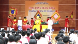 Ngoại khóa giáo dục truyền thống lịch sử, văn hóa đền Đồng Cổ