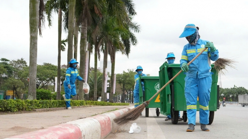 Nâng cao năng suất, hiệu quả vệ sinh môi trường dịp Quốc khánh