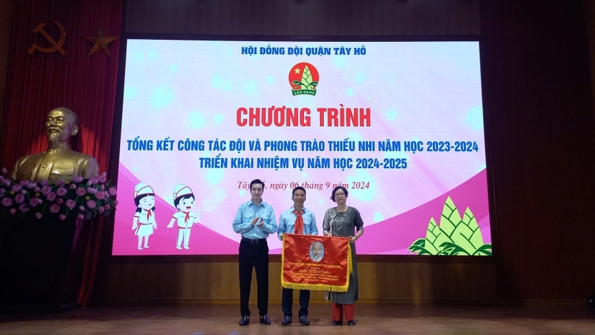 Nhiều thành tích xuất sắc trong công tác đội và phong trào thiếu nhi quận Tây Hồ