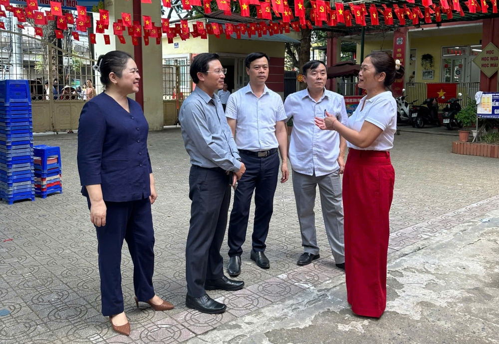 Năm học mới ở Hoàng Liệt: Chuẩn bị chu đáo, tháo gỡ khó khăn