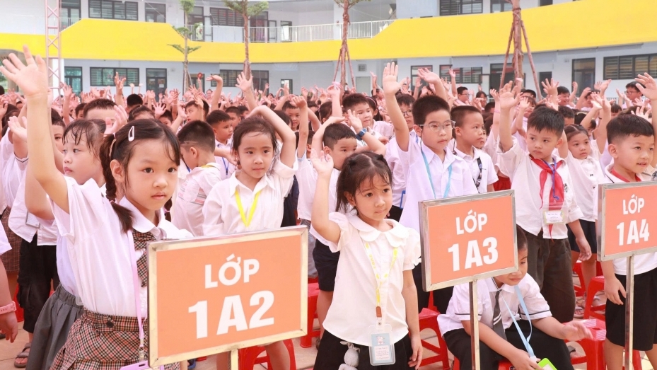 Trường Tiểu học Bùi Quốc Khái tiếp nhận hơn 1.100 học sinh