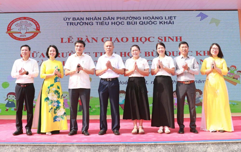 Trường Tiểu học Bùi Quốc Khái tiếp nhận hơn 1.100 học sinh