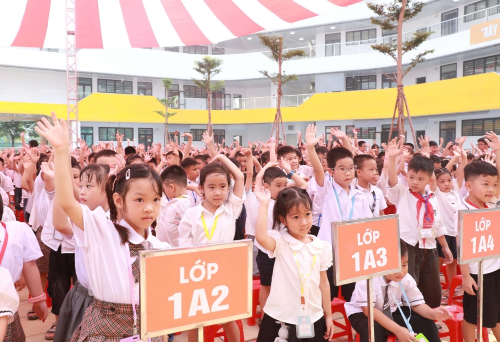 Trường Tiểu học Bùi Quốc Khái tiếp nhận hơn 1.100 học sinh