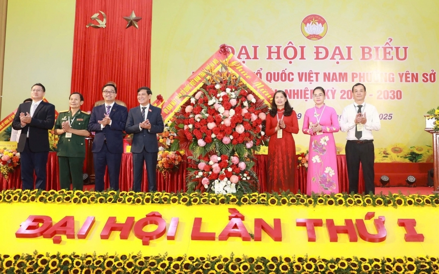 Đồng chí Nguyễn Thái Sơn tiếp tục làm Chủ tịch MTTQ phường Yên Sở