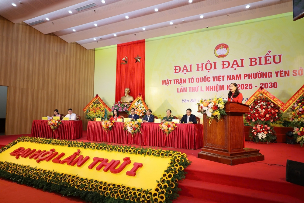 Đồng chí Nguyễn Thái Sơn là Chủ tịch UB MTTQ Việt Nam phường Yên Sở nhiệm kỳ 2025 - 2030 Đồng chí Nguyễn Thái Sơn là Chủ tịch UB MTTQ Việt Nam phường Yên Sở nhiệm kỳ 2025 - 2030