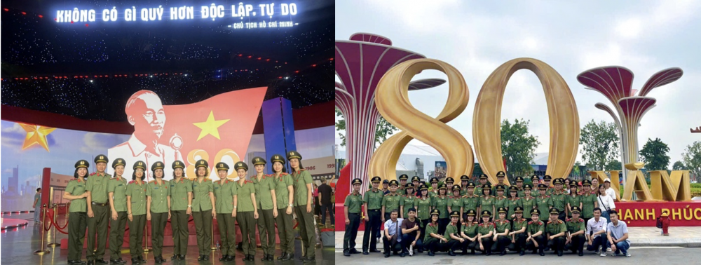 Đoàn tham quan của Bệnh viện CATP