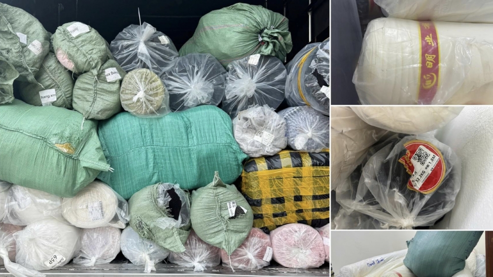 Phát hiện xe tải chở hàng hóa không rõ nguồn gốc trên Quốc lộ 1B