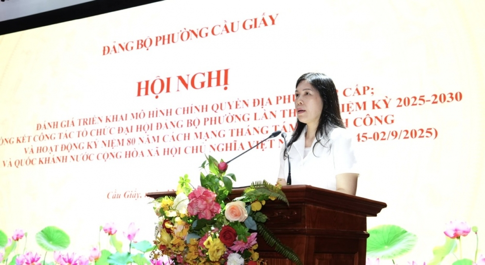 Cấp uỷ, chính quyền Cầu Giấy ngày càng gần dân, sát dân