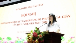 Phường Cầu Giấy đưa Nghị quyết Đại hội Đảng đến cán bộ, đảng viên