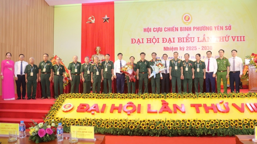 Ra mắt Ban Chấp hành Hội Cựu chiến binh phường Yên Sở