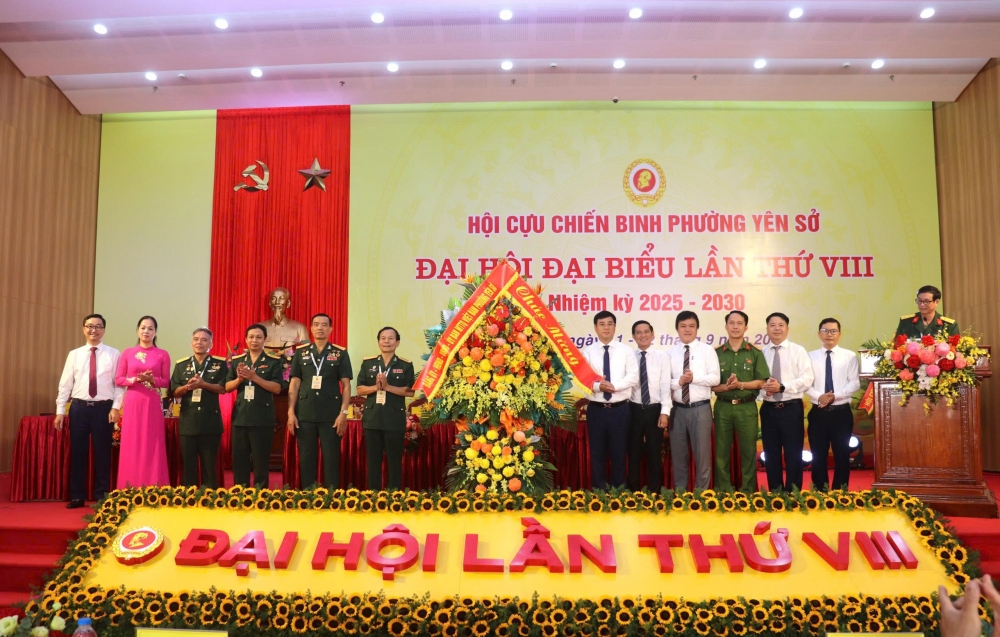 Ra mắt Ban Chấp hành Hội Cựu chiến binh phường Yên Sở