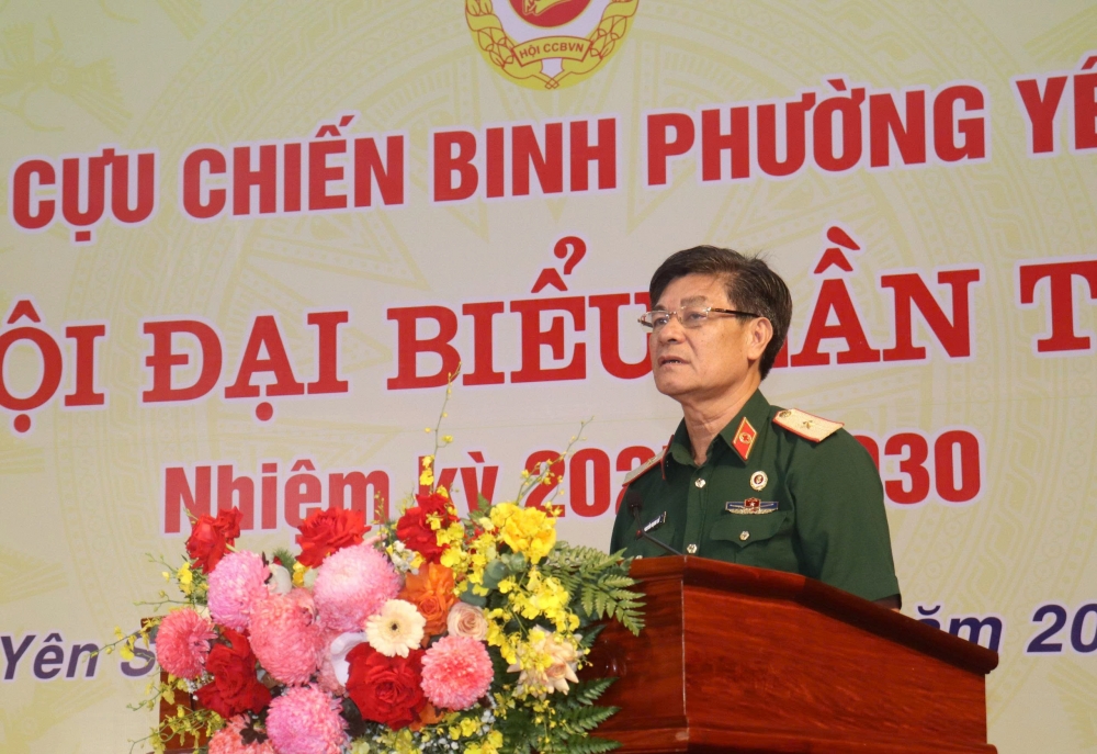 Ra mắt Ban Chấp hành Hội Cựu chiến binh phường Yên Sở