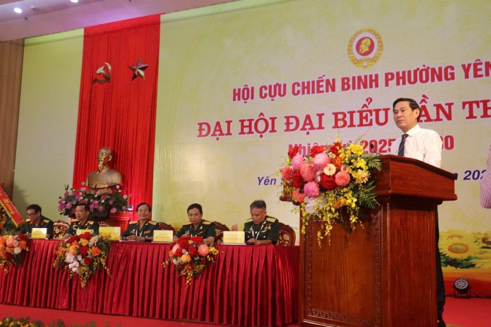 Ra mắt Ban Chấp hành Hội Cựu chiến binh phường Yên Sở