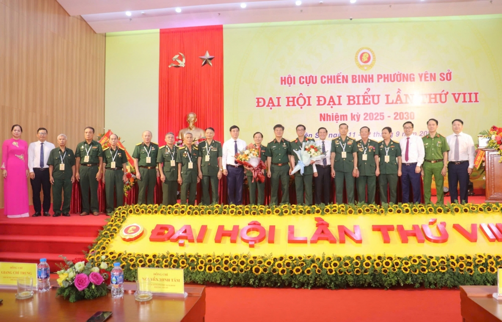 Ra mắt Ban Chấp hành Hội Cựu chiến binh phường Yên Sở