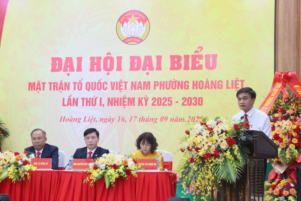 Đại hội MTTQ Việt Nam phường Hoàng Liệt lần thứ I: Đoàn kết – Đổi mới – Phát triển