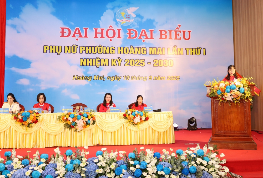 Phụ nữ Hoàng Mai vững tin bước vào nhiệm kỳ mới