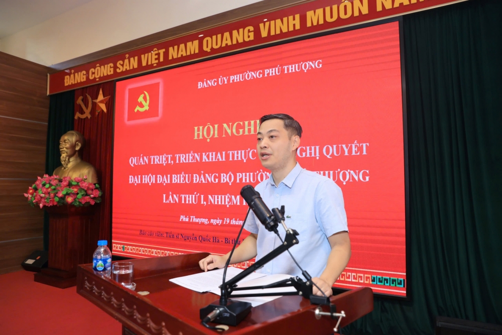 đồng chí Nguyễn Quốc Hà – Bí thư Đảng ủy, Chủ tịch HĐND phường đồng chí Nguyễn Quốc Hà – Bí thư Đảng ủy, Chủ tịch HĐND phường