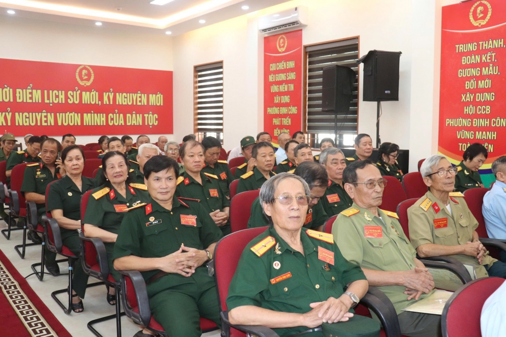 Hội CCB phường Định Công: Giữ vững truyền thống, phát huy vai trò nòng cốt