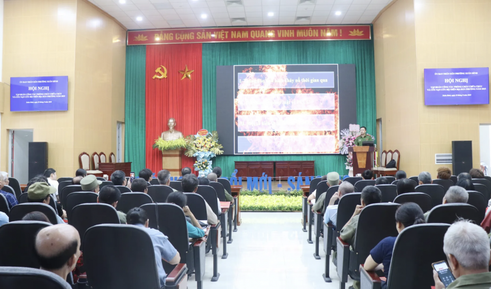 gan 200 luc luong co so va ho kinh doanh o xuan dinh tap huan pccc