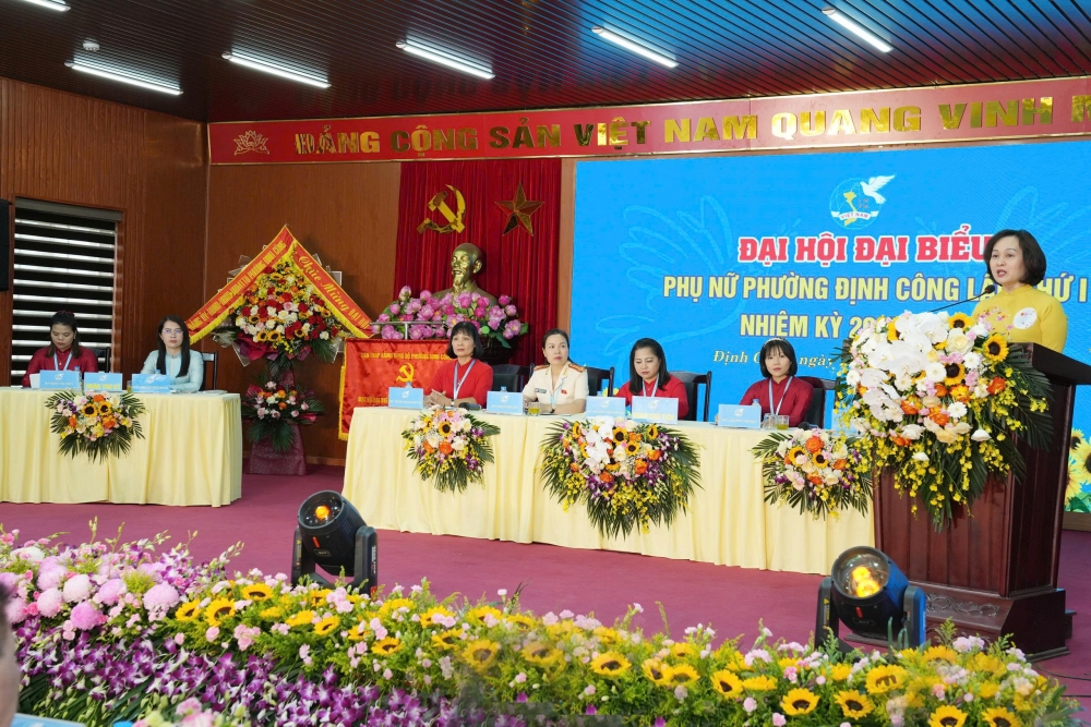 Đồng chí Phạm Thị Thanh Hương - Ủy viên Ban Chấp hành Trung ương Hội LHPN Việt Nam, Phó Chủ tịch Thường trực Hội LHPN TP Hà Nội