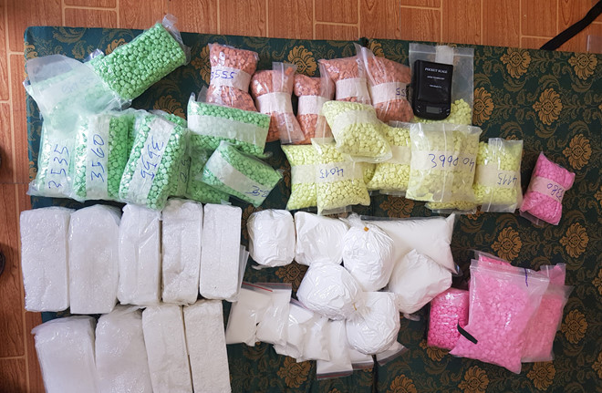 trinh sat dong gia tai xe grabbike pha duong day ma tuy