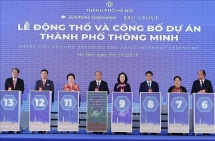 Thủ tướng Nguyễn Xuân Phúc dự Lễ động thổ và công bố dự án Thành phố thông minh
