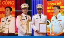 Nhiều tân giám đốc công an tỉnh vừa được bổ nhiệm