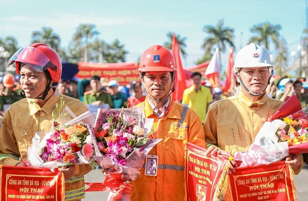 pv gas gianh giai cao tai hoi thao nghiep vu pccc tinh brvt
