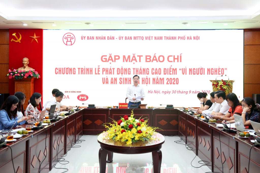 Sắp diễn ra Tháng cao điểm “Vì người nghèo” TP Hà Nội năm 2020