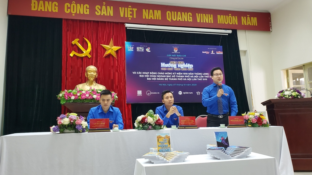 Đồng chí Trần Quang Hưng, Phó Bí thư Thành đoàn Hà Nội thông tin về các hoạt động