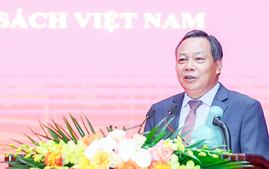 Phó Bí thư Thành ủy Hà Nội Nguyễn Văn Phong phát biểu