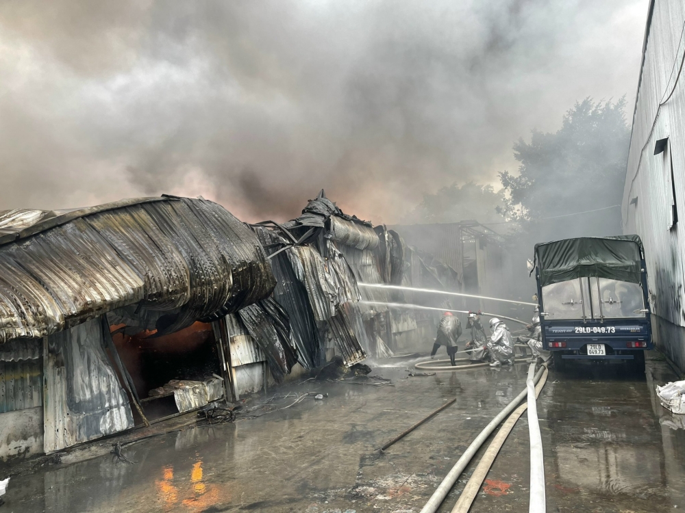 Quận Hà Đông: Cháy lán tạm đã bị đình chỉ hoạt động khiến 1 người chết