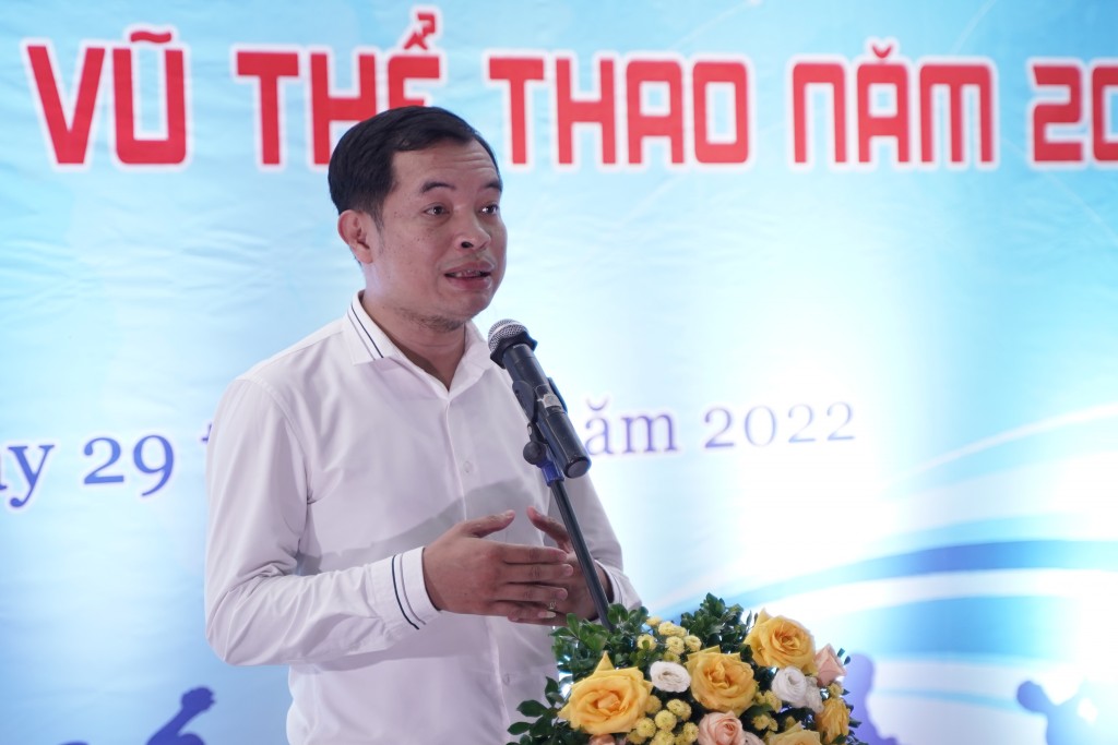 Đồng chí Trần Phúc Lộc phát biểu tại chương trình