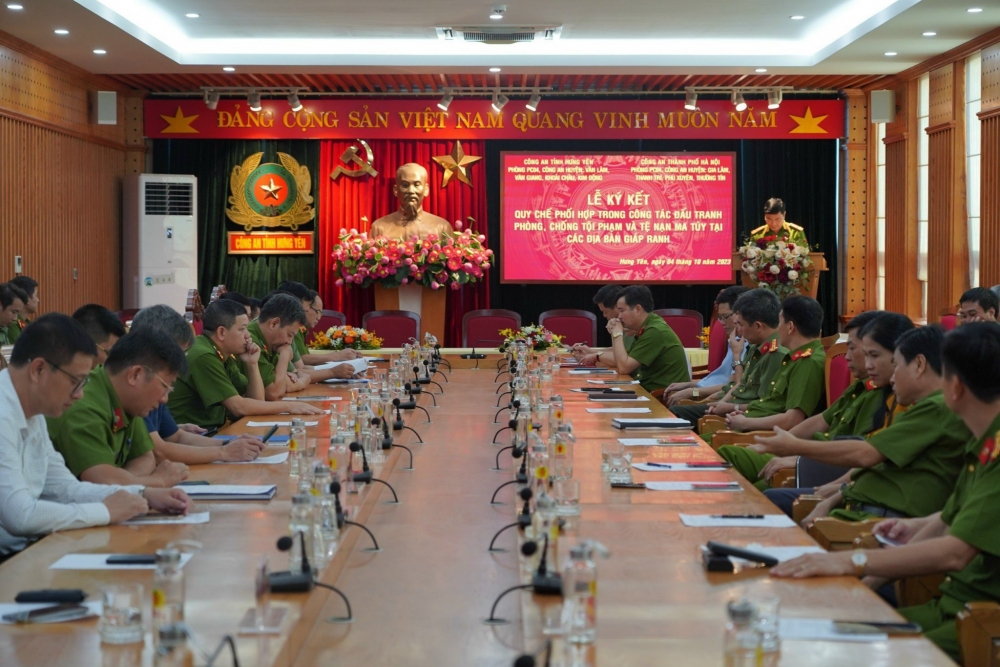 Phối hợp đấu tranh phòng chống tội phạm ma tuý tại địa bàn giáp ranh Hà Nội - Hưng Yên