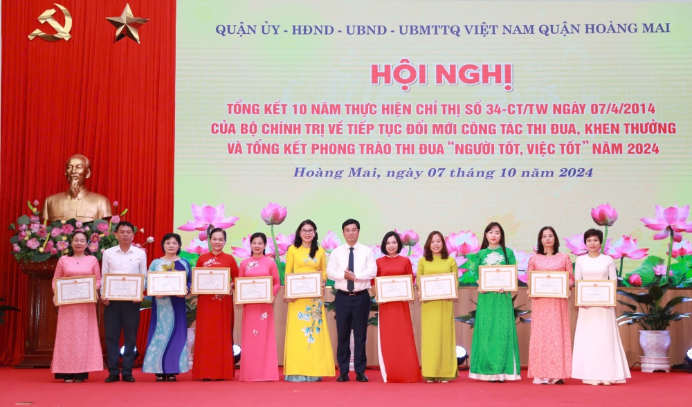 Lan toả phong trào người tốt, việc tốt quận Hoàng Mai