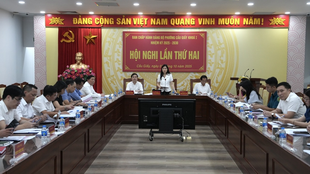 Đảng bộ phường Cầu Giấy đề ra 7 chỉ tiêu quản lý đô thị trọng tâm