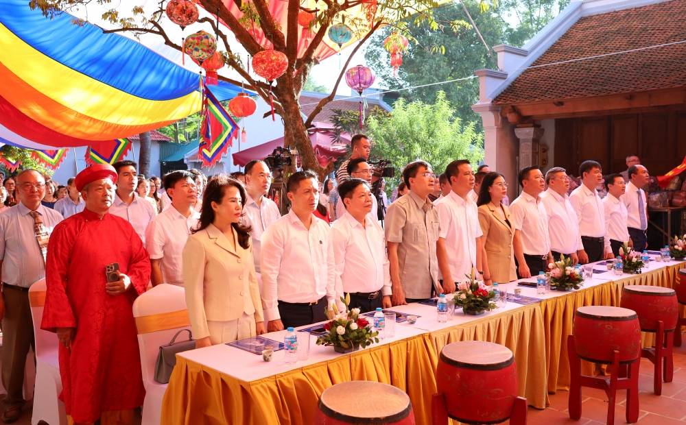 Định Công khánh thành Đền Đầm Sen sau tu bổ, tôn tạo