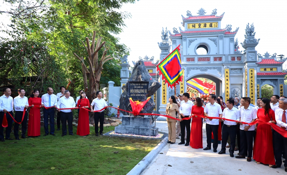 Định Công khánh thành Đền Đầm Sen sau tu bổ, tôn tạo