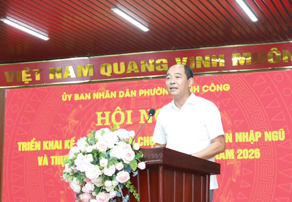 Phường Định Công quyết tâm hoàn thành chỉ tiêu tuyển quân