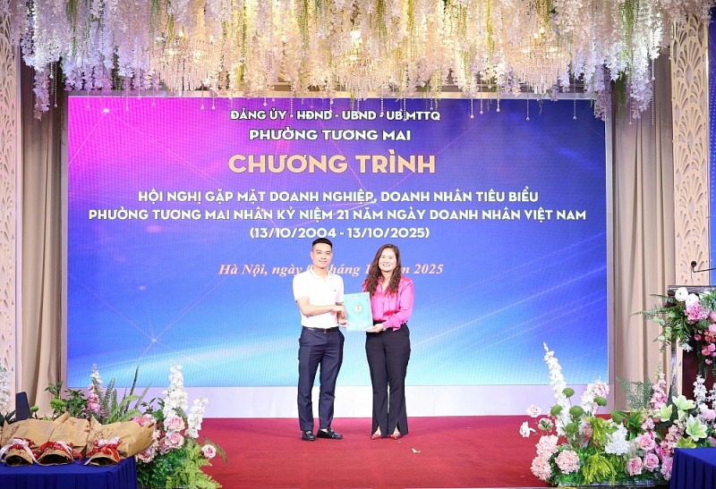 Phường Tương Mai: Đồng hành cùng doanh nghiệp – lan tỏa tinh thần khởi nghiệp sáng tạo